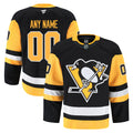 Pittsburgh Penguins Black Home Authentic Pro Custom Jersey - S