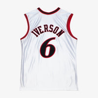 Philadelphia 76ers Allen Iverson 2002 All-Star East Authentic Jersey - White