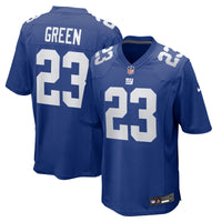 New York Giants Art Green Royal Team Game Jersey