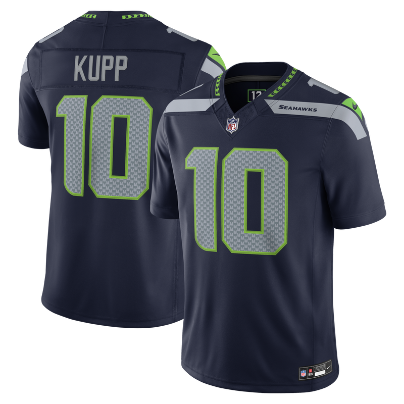 Seattle Seahawks Cooper Kupp College Navy Team Stitched Limited Jersey