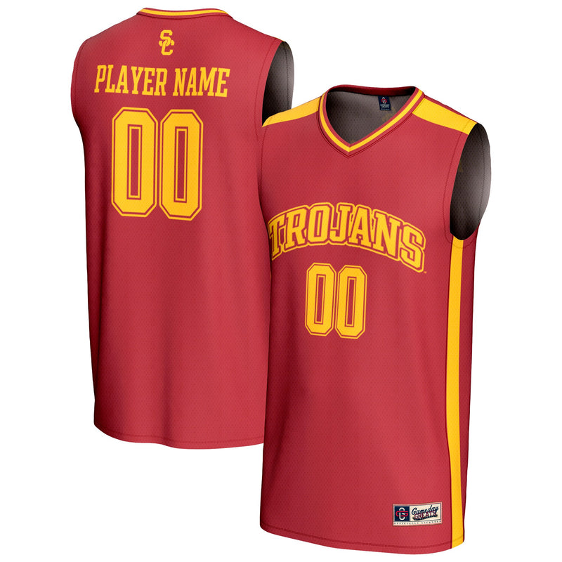 USC Trojans NIL Pick-A-Player Lightweight Basketball Fashion Jersey - Cardinal