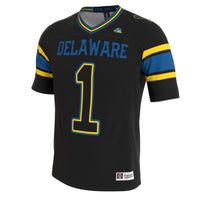 Delaware Fightin' Blue Hens Lightweight Collegiate Football Blackout Fashion Jersey