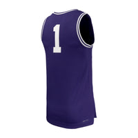 #1 TCU Horned Frogs Replica Basketball Jersey - Purple