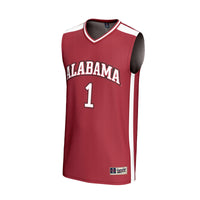 #1 Alabama Crimson Tide Lightweight Basketball Fashion Jersey - Crimson