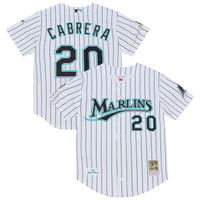 Florida Marlins Miguel Cabrera White 2003 Cooperstown Collection Authentic Jersey