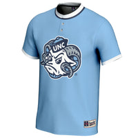 North Carolina Tar Heels NIL Pick-A-Player Lightweight Softball Mascot Jersey - Carolina Blue