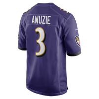 Baltimore Ravens Chidobe Awuzie Purple Team Game Jersey