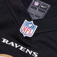 Baltimore Ravens Jamal Lewis Black Retired Player Alternate Game Jersey