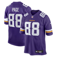 Minnesota Vikings Alan Page Purple Game Retired Player Jersey