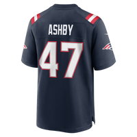 New England Patriots Julian Ashby Navy Team Game Jersey