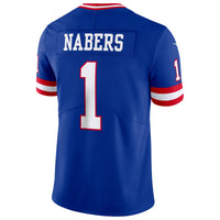 New York Giants Malik Nabers Royal Alternate 2 Legacy Limited Jersey