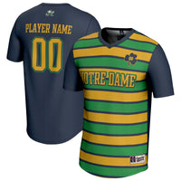 Notre Dame Fighting Irish Collegiate Soccer NIL Pick-A-Player Fashion Jersey - Navy/Gold