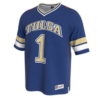 Tulsa Golden Hurricane Lightweight Collegiate Football Fashion Jersey - Royal