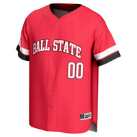 Ball State Cardinals Baseball Fashion Jersey - Cardinal