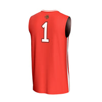 #1 Cornell Big Red Lightweight Collegiate Basketball Fashion Jersey - Red