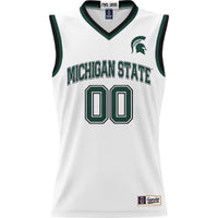 Michigan State Spartans NIL Pick-A-Player Basketball Jersey - White