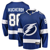 Tampa Bay Lightning Nikita Kucherov Blue Breakaway Jersey