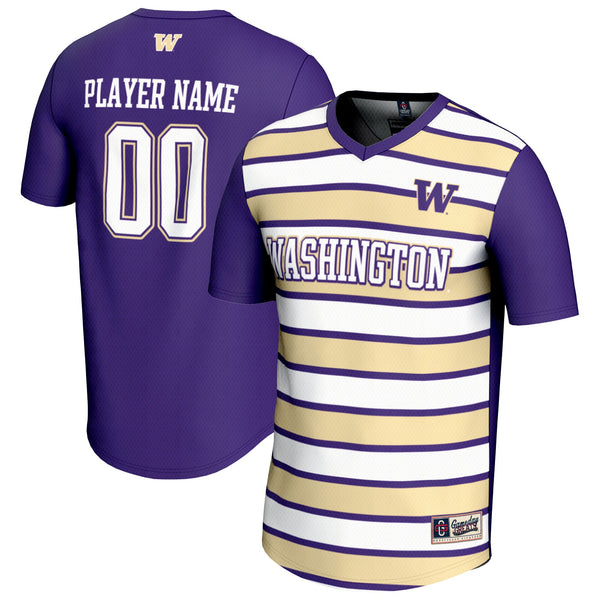 Washington Huskies Soccer NIL Pick-A-Player Fashion Jersey - Purple