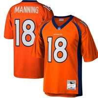 Denver Broncos Peyton Manning Orange Big & Tall 2015 Retired Player Replica Jersey