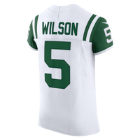 New York Jets Garrett Wilson White Classic Alternate Elite Jersey