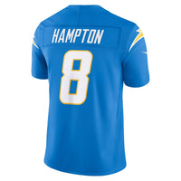 Los Angeles Chargers Omarion Hampton Powder Blue Team Stitched Limited Jersey