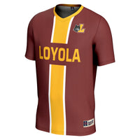 Loyola Chicago Ramblers Pick-A-Player NIL Lightweight Soccer Jersey - Maroon