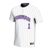 Furman Paladins Lightweight Collegiate Softball Fashion Jersey - White