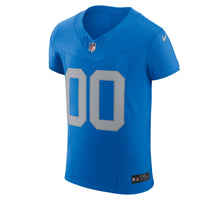 Detroit Lions Blue Alternate Elite Custom Jersey