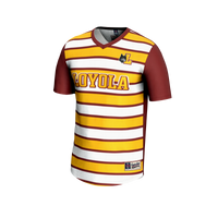 #1 Loyola Chicago Ramblers Lightweight Soccer Fashion Jersey - Maroon