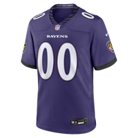 Baltimore Ravens Purple Custom Game Jersey