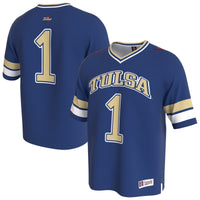 Tulsa Golden Hurricane Lightweight Collegiate Football Fashion Jersey - Royal