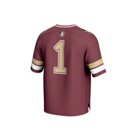 #1 Florida State Seminoles Collegiate Football Fashion Jersey - Garnet