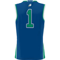 #1 Florida Gulf Coast Eagles Lightweight Basketball Jersey - Blue