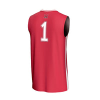 #1 Miami University RedHawks Lightweight Collegiate Basketball Fashion Jersey - Red
