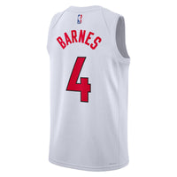 Toronto Raptors Association Edition Swingman Jersey - White - Scottie Barnes