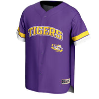 LSU Tigers Spirit Baseball Jersey - Purple