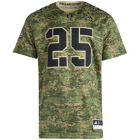 #25 Miami Hurricanes Honor & Support Premier Strategy Jersey - Camo