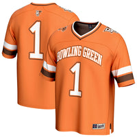 #1 Bowling Green St. Falcons Lightweight Collegiate Football Fashion Jersey - Orange