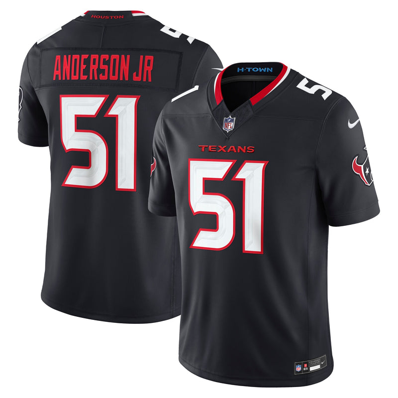Houston Texans Will Anderson Jr. Navy Team Stitched Limited Jersey