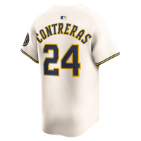 Milwaukee Brewers William Contreras Cream Home Limited Player Jersey