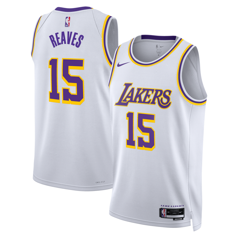 Los Angeles Lakers Association Edition Swingman Jersey - White - Austin Reaves