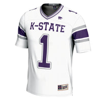 #1 Kansas State Wildcats Football Jersey – White