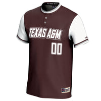 Texas A&M Aggies NIL Pick-A-Player Lightweight Softball Jersey - Maroon