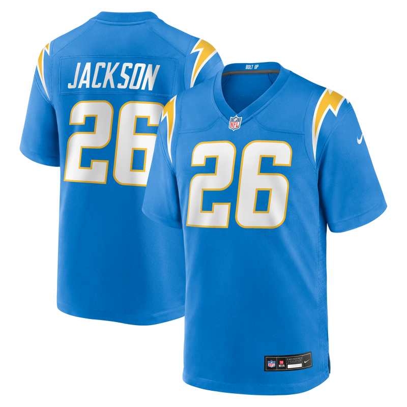Los Angeles Chargers Donte Jackson Powder Blue Team Game Jersey