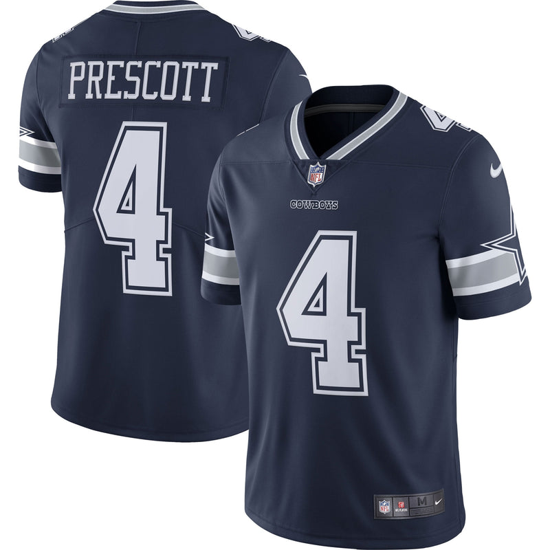 Dallas Cowboys Dak Prescott Navy Limited Player Jersey