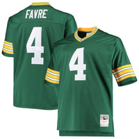Green Bay Packers Brett Favre Green Big & Tall 1996 Retired Player Replica Jersey