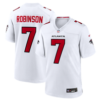 Atlanta Falcons Bijan Robinson White Game Jersey