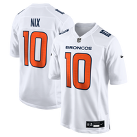 Denver Broncos Bo Nix White Tundra Fashion Game Jersey