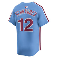 Philadelphia Phillies Kyle Schwarber Light Blue Alternate Limited Jersey