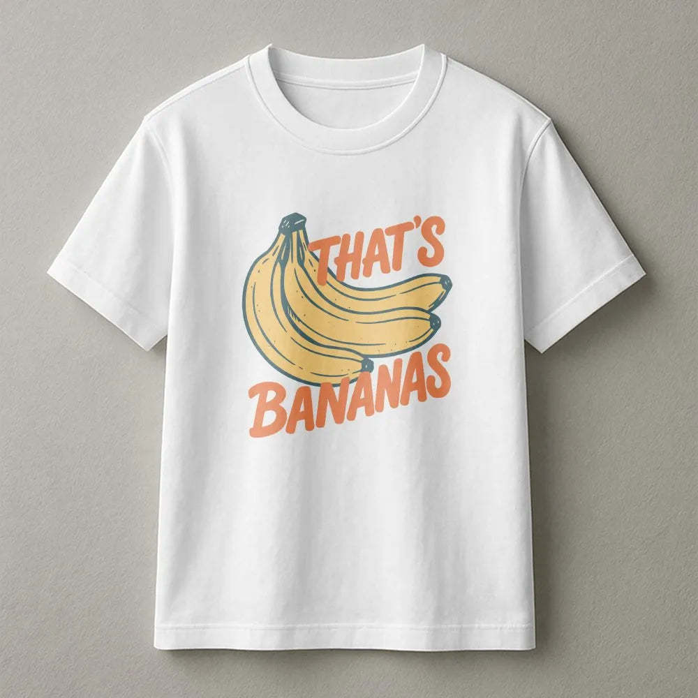 That's Bananas Sweatshirt | Retro Fruit Meme Graphic Pullover | Premium Cotton Blend | Funny Gift for Foodie